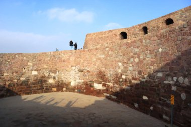 Panoramic view of the walls of Ankara Castle (Kalesi) in Ankara, Turkey