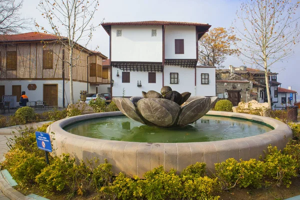 Casas Turcas Tradicionais Centro Cidade Ancara Turquia — Fotografia de Stock