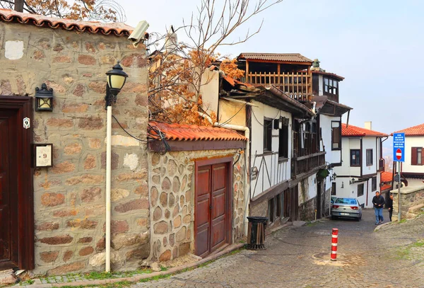 Casas Turcas Tradicionais Centro Cidade Ancara Turquia — Fotografia de Stock