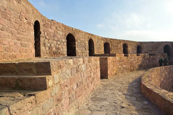 Panoramic view of the walls of Ankara Castle (Kalesi) in Ankara, Turkey