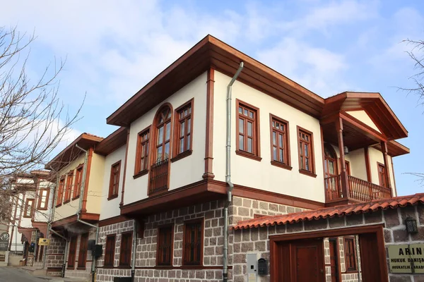 Traditional Turkish Houses Downtown Ankara Turkey — ストック写真