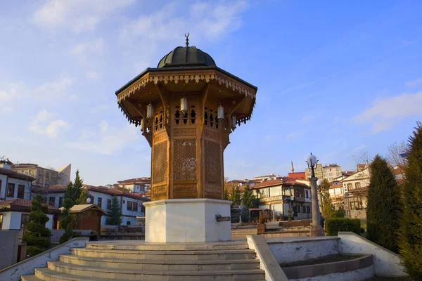 Historical Hamamonu Square Ankara Turkey — ストック写真