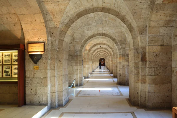 Interior Mausoleum Ataturk Ankara Turkey — Stock Photo, Image