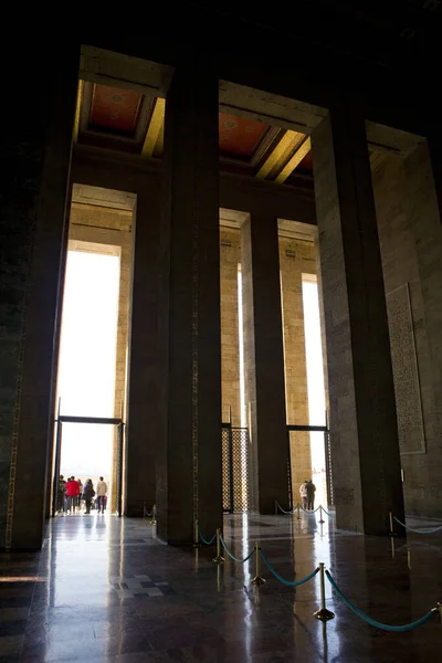 Interior Mausoleum Ataturk Ankara Turkey — Stock Photo, Image