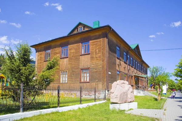 Building Local Historical Museum Museum Hutsulschyna Verkhovyna Ukraine — стоковое фото