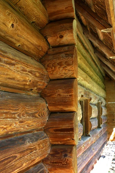 Wooden House Park Naguevychy Ukrainian Skansen Creations Territory Native City — Foto Stock