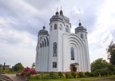 Ukrayna 'nın Kolomyia, Ivano-Frankivsk bölgesindeki Şekil Değiştirme Katedrali