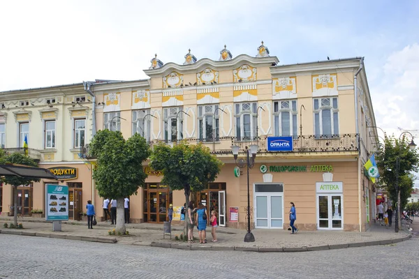 Old Historical Building Downtown Kolomyya Ukraine — Stockfoto