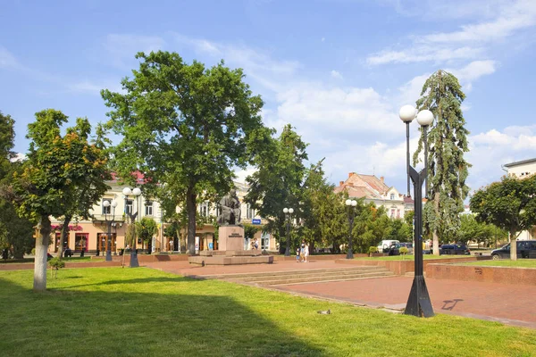 Monument Taras Shevchenko Kolomyia Ivano Frankivsk Region Ukraine — Foto de Stock