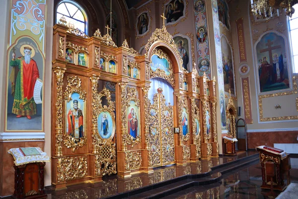 Interieur Van Transfiguratie Kathedraal Kolomyia Ivano Frankivsk Regio Van Oekraïne — Stockfoto