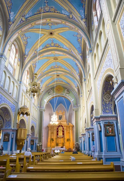 Interior Roman Catholic Church Ignatius Loyola Kolomyia Ivano Frankivsk Region — Stockfoto