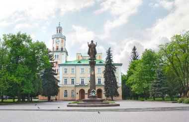 City Hall in Sambir, Lviv Oblast, Ukraine