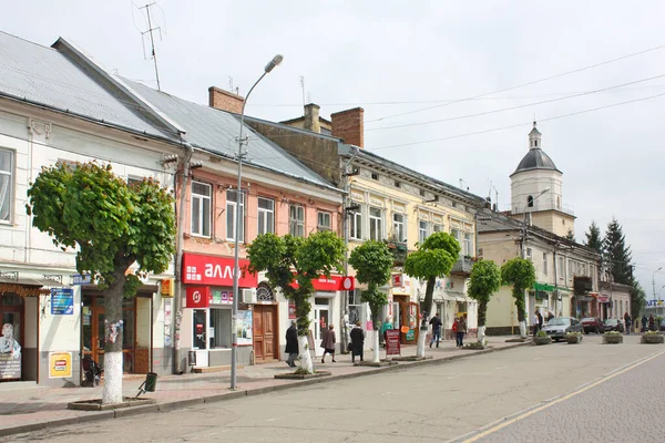 Market Square Sambir Lviv Oblast Ukraine — Φωτογραφία Αρχείου