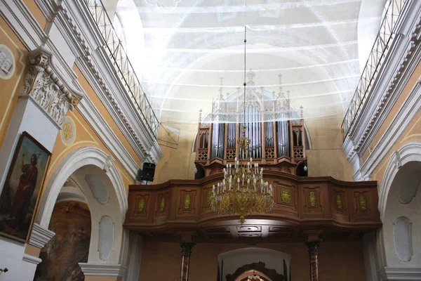 Interior Church John Baptist Sambir Lviv Oblast Ukraine — Zdjęcie stockowe
