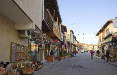 Architecture of Old Town in Avanos, Cappadocia, Turkey