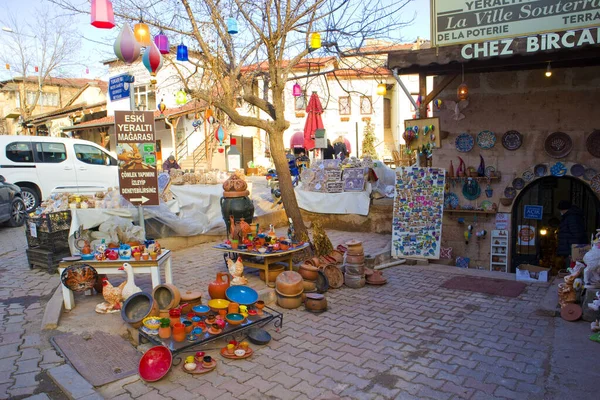 Ceramics Souvenir Store Downtown Avanos Cappadocia Turkey — Stockfoto