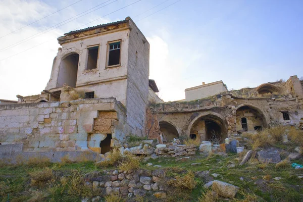 Архитектура Старого Города Аваносе Каппадокия Турция — стоковое фото