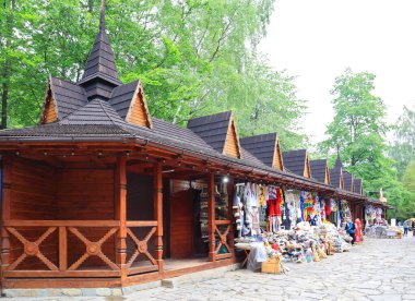Souvenir Market in Yaremche, Ukraine