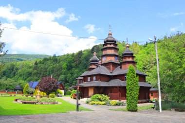 Wooden Church of St. Prophet Ilya in Yaremche, Ukraine
