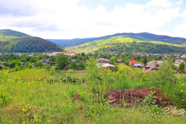 Panorama Des Montagnes Mont Makovitsa Yaremche Ukraine — Photo