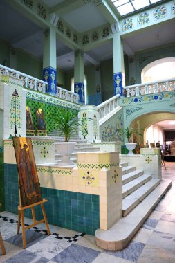 Interior of Poltava Museum of Local Lore in Poltava, Ukraine