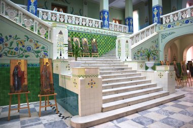 Interior of Poltava Museum of Local Lore in Poltava, Ukraine