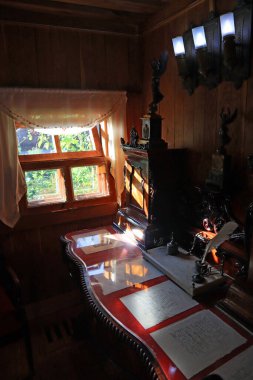 Interior of Museum-house of Ivan Kotlyarevsky in Poltava, Ukraine