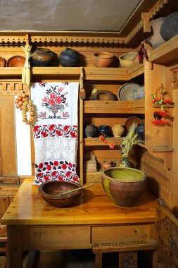 Interior of Museum-house of Ivan Kotlyarevsky in Poltava, Ukraine