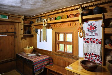 Interior of Museum-house of Ivan Kotlyarevsky in Poltava, Ukraine