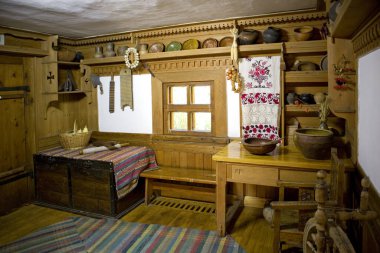 Interior of Museum-house of Ivan Kotlyarevsky in Poltava, Ukraine