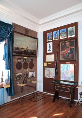 Interior of Museum in Historical and cultural reserve 