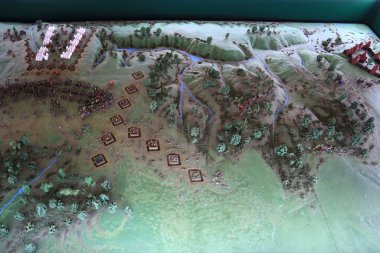 Exhibits in Poltava Museum of Local Lore in Poltava, Ukraine