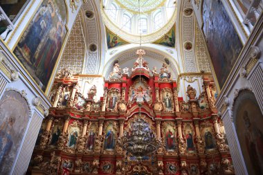 Altar of Mgarsky Spaso-Preobrazhensky Monastery in Poltava region, Ukraine