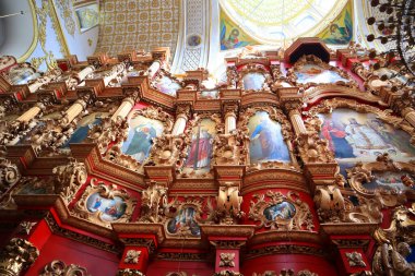 Altar of Mgarsky Spaso-Preobrazhensky Monastery in Poltava region, Ukraine