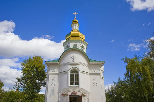 Παρεκκλήσι Στο Μοναστήρι Mgarsky Spaso Preobrazhensky Στην Περιοχή Πολτάβα Ουκρανία — Φωτογραφία Αρχείου