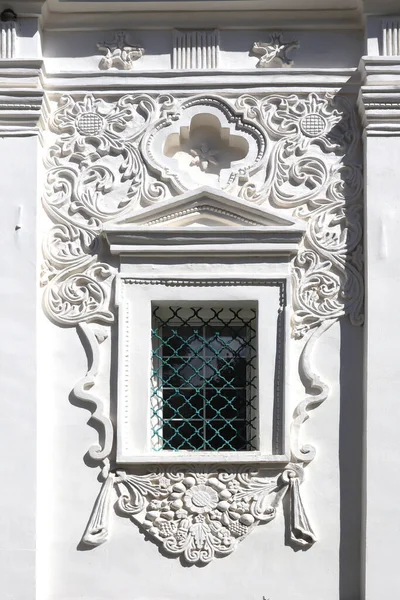 Rich Decoration Mgarsky Spaso Preobrazhensky Human Monastery Poltava Region Ukraine — Stockfoto