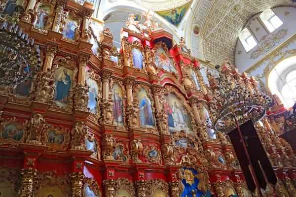 Altar Mgarsky Spaso Preobrazhensky Monastery Poltava Region Ukraine — Zdjęcie stockowe