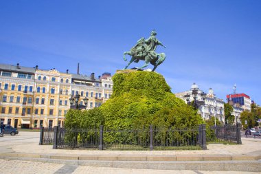 Ukrayna, Kyiv 'deki Bogdan Khmelnitsky anıtı