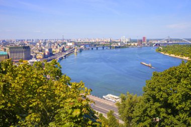 Podil, Ukrayna 'dan Kyiv şehir manzarası