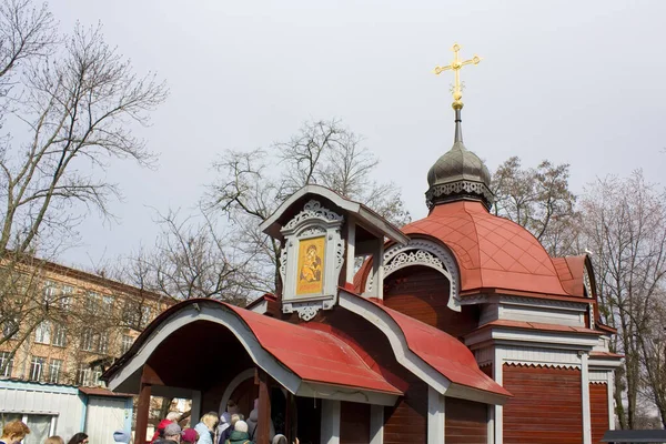 Church Volodymyr Icon Mother God Kyiv Ukraine — Stockfoto