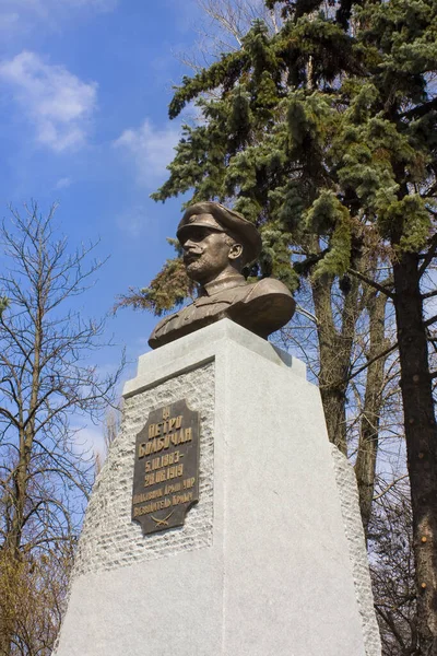 Памятник Петру Болбочану Киеве — стоковое фото