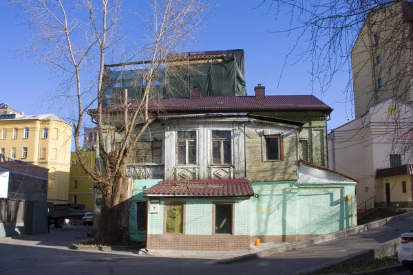 Будинок Нехавів Найстаріша Будівля Поділі Століття Києві Україна — стокове фото