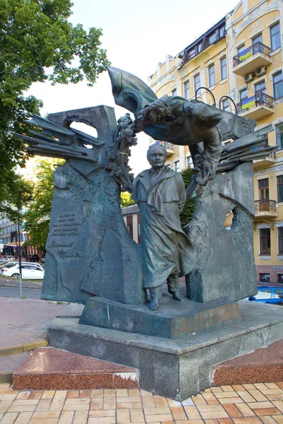Μνημείο Του Vyacheslav Chornovil Ουκρανού Πολιτικού Ακτιβιστή Της 90Ης Στο — Φωτογραφία Αρχείου
