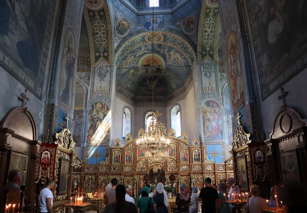 Interior Church Mykoli Pritiska Kyiv Ukraine — Stockfoto