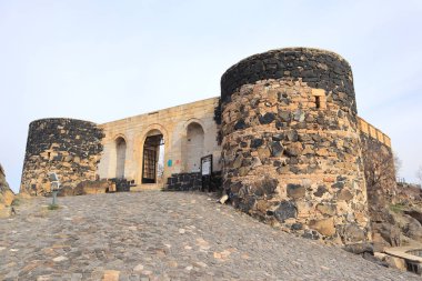  Nevshehirskaya Fortress Kayasehir in Nevsehir city, Cappadocia, Turkey