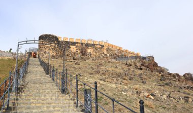 Nevshehirskaya Fortress Kayasehir in Nevsehir city, Cappadocia, Turkey