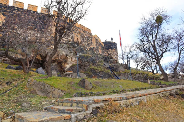 Nevshehirskaya Fortress Kayasehir Nevsehir City Cappadocia Turkey — Foto de Stock