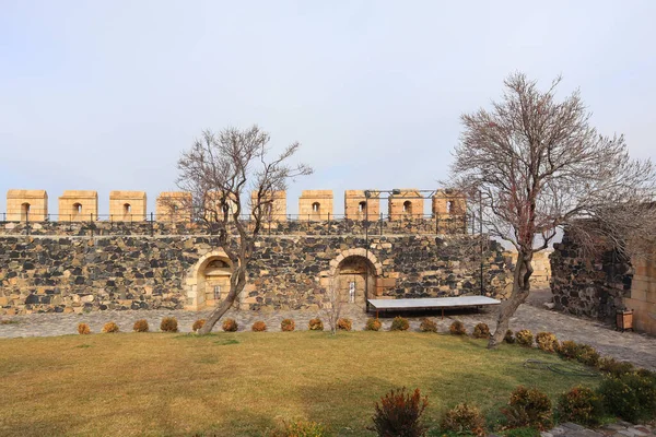 Патіо Невшегірської Фортеці Каясехір Місті Невшехір Каппадокія Туреччина — стокове фото