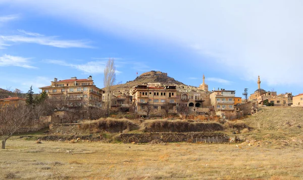 Cityscape Nevshehirskaya Fortress Kayasehir Nevsehir City Cappadocia Turkey — Fotografia de Stock