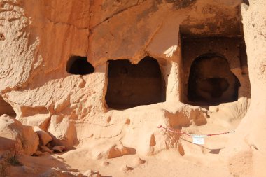 Türkiye 'nin Kapadokya kentinde Zelve açık hava müzesi
